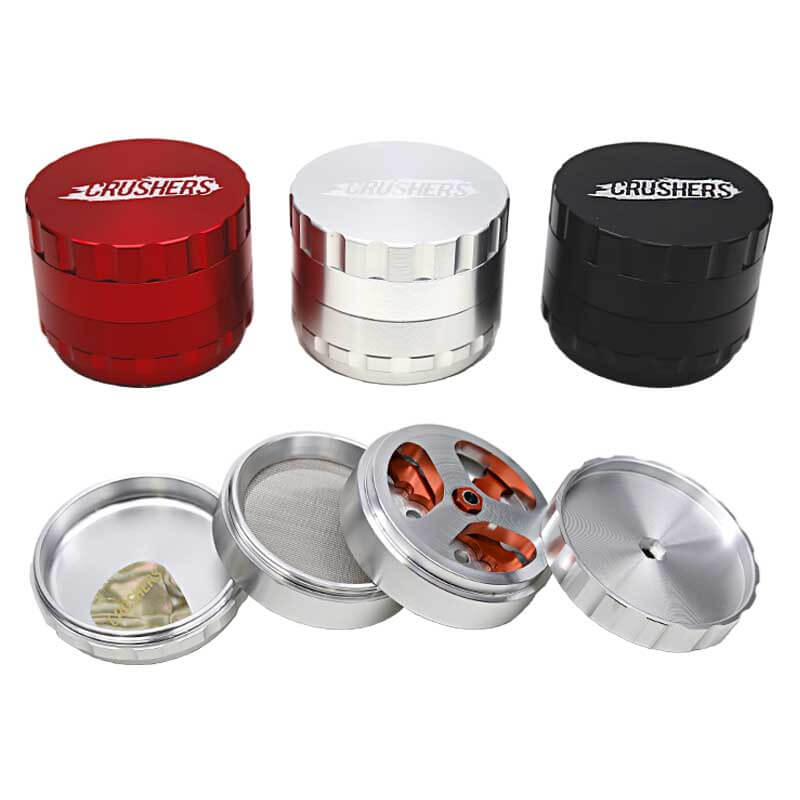 Crushers Gear Grippy 4 Part Grinder (GR119) | 60mm | Assorted Colors product image